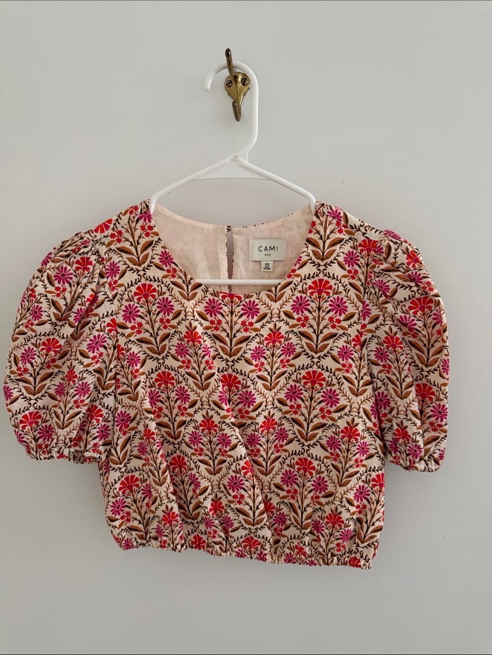 Cami NYC Floral Print Crop Top with Matching Midi Skirt